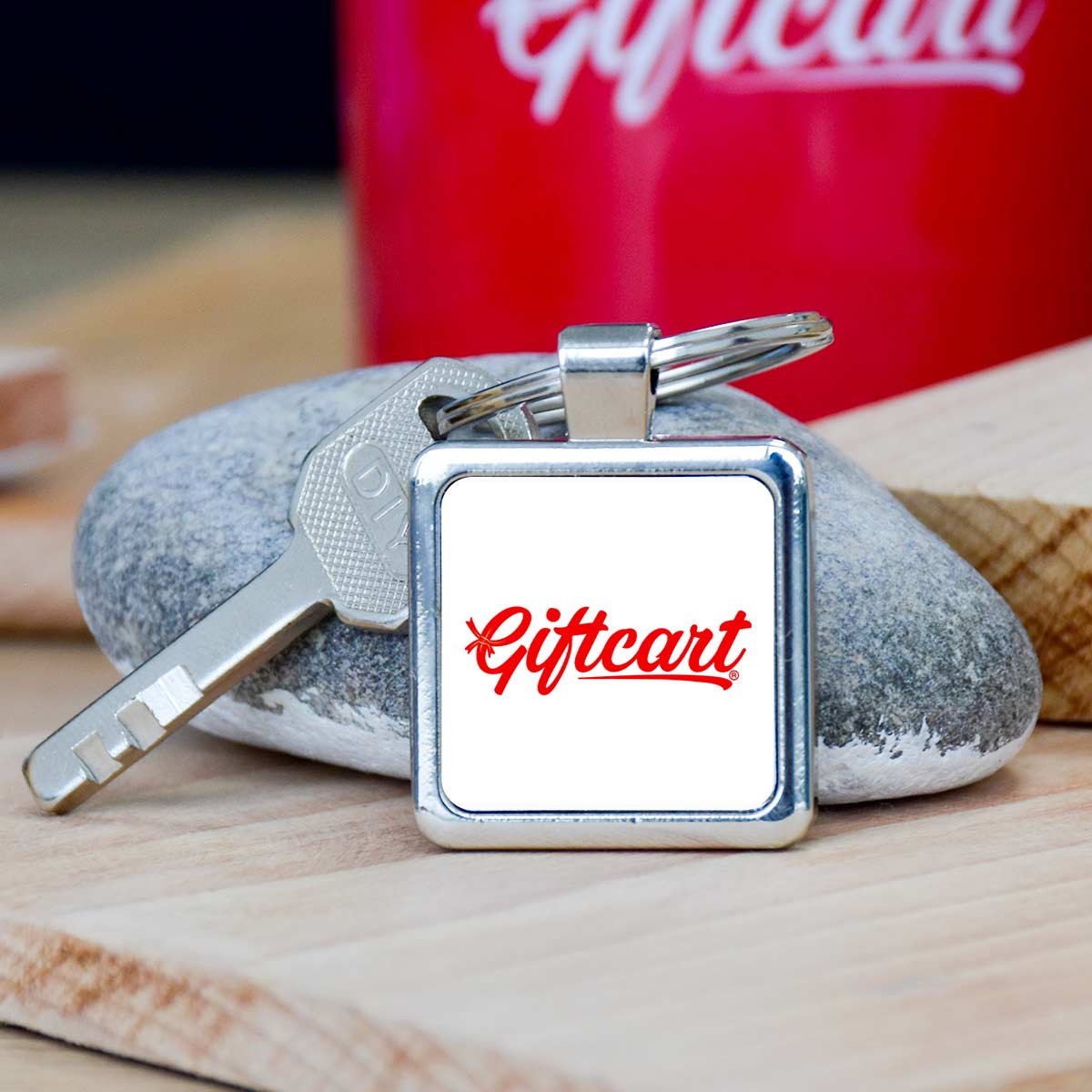 Personalized Square Metal Keychain (Bulk/Corporate Orders Only)