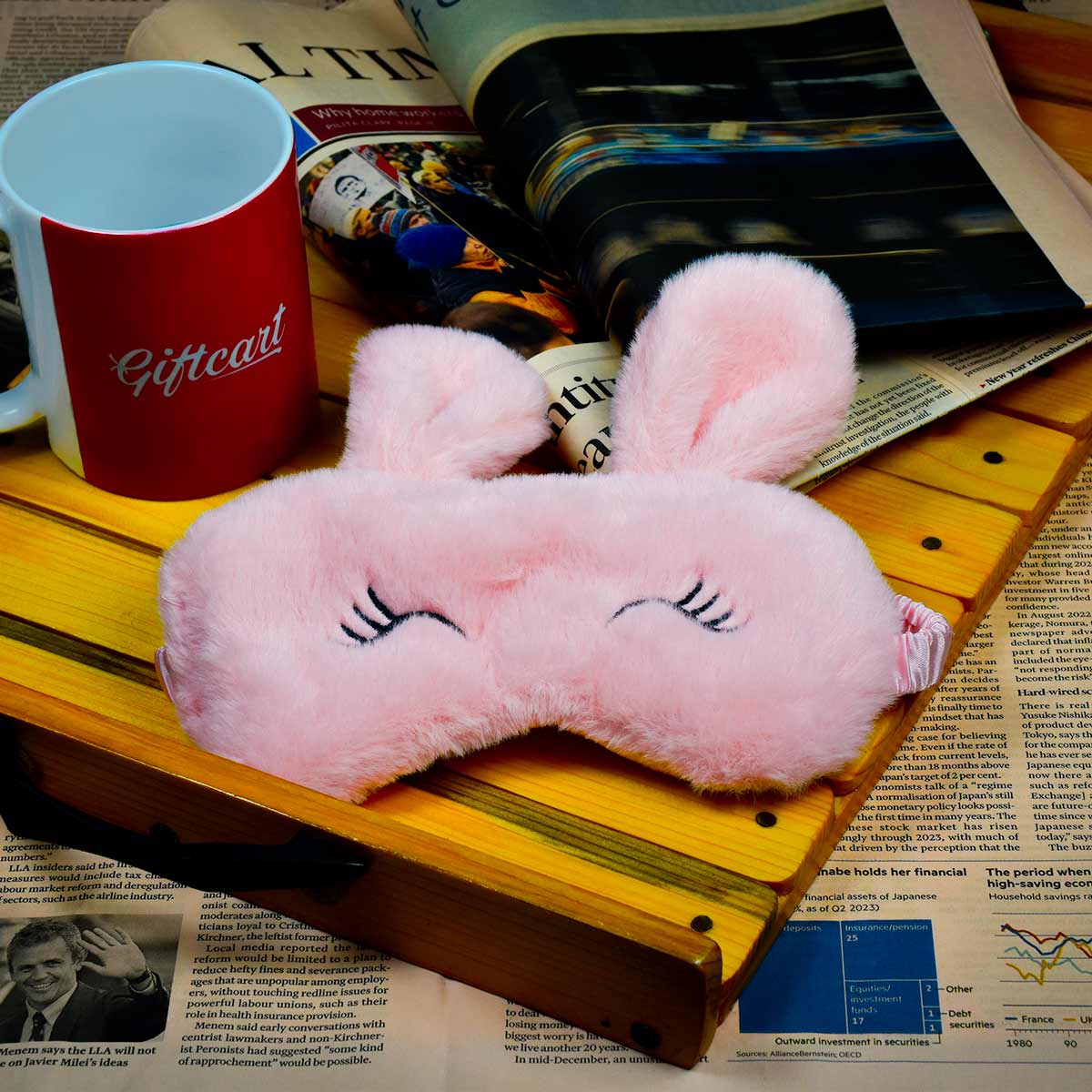 Pink eye Mask