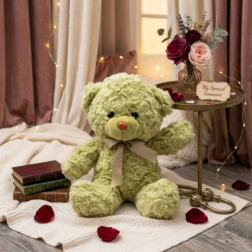 Hugs & Kisses-Brown Teddy Bear Gift for Couple