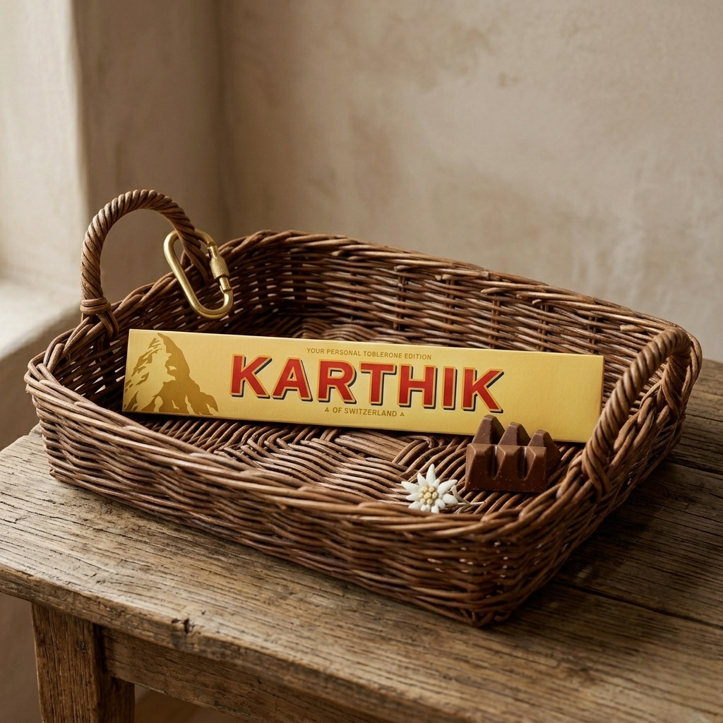 Toblerone With Personalised Sleeve