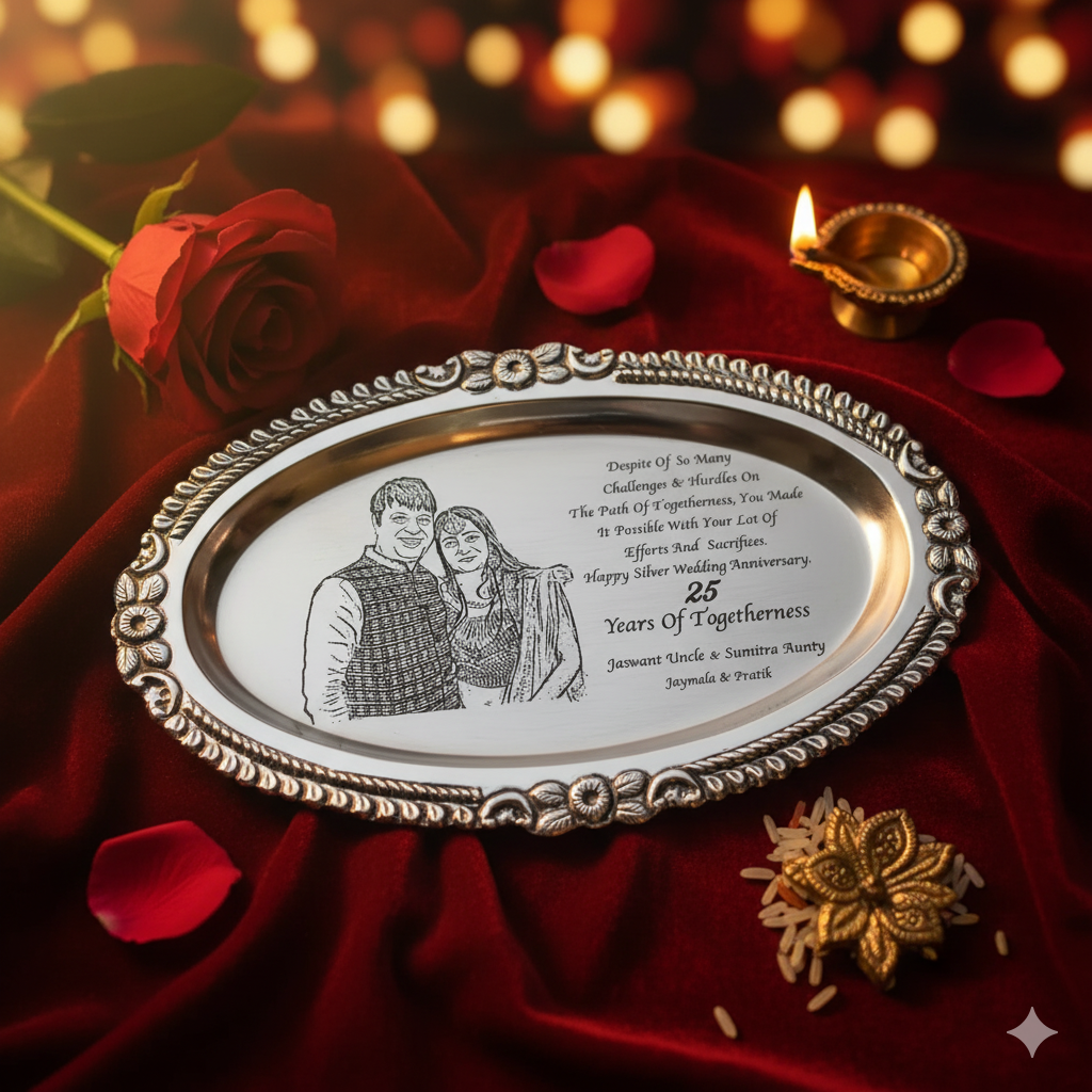 Personalised Silver Tray
