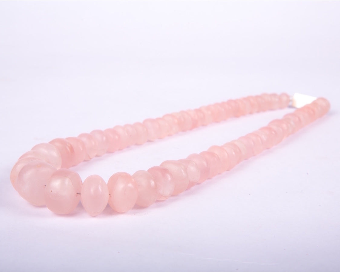 Beaded Riviere - Rose Quartz-2