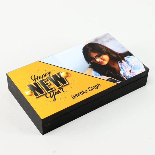 New Year Wishes Photo Personalised Chocolates-2