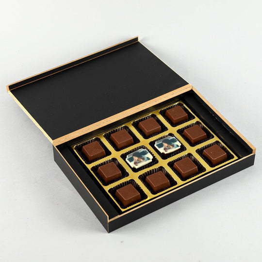 New Year and Merry Christmas Personalized  Photo Chocolate-3