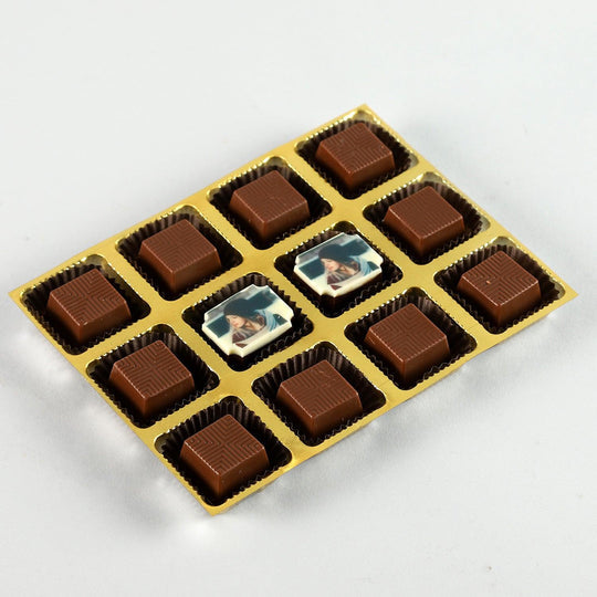 New Year and Merry Christmas Personalized  Photo Chocolate-4