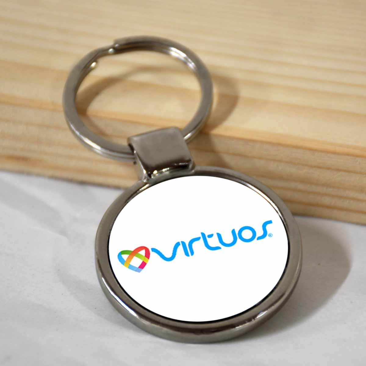 Personalized Round Metal Keychain (Bulk/Corporate Orders Only)