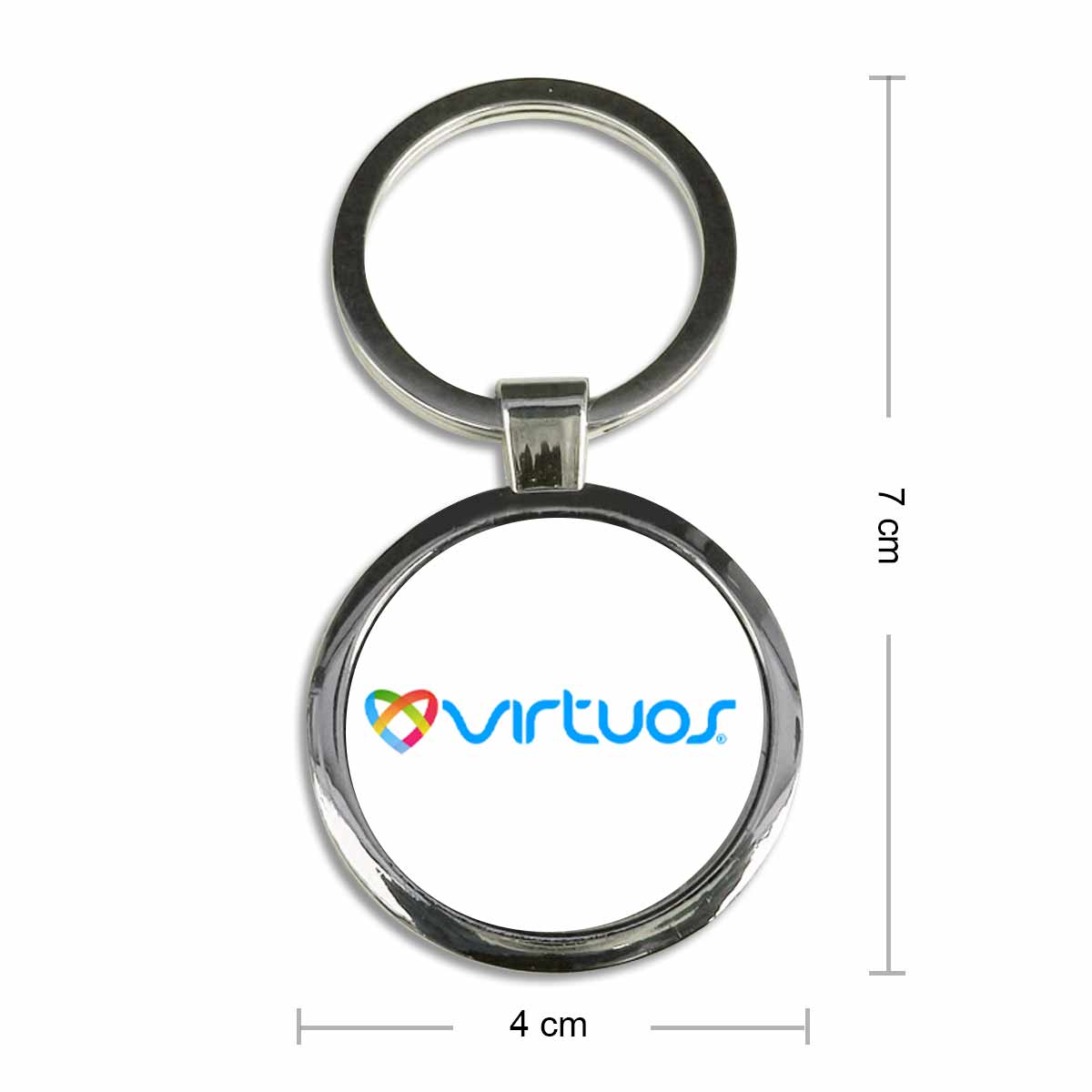 Personalized Round Metal Keychain (Bulk/Corporate Orders Only)