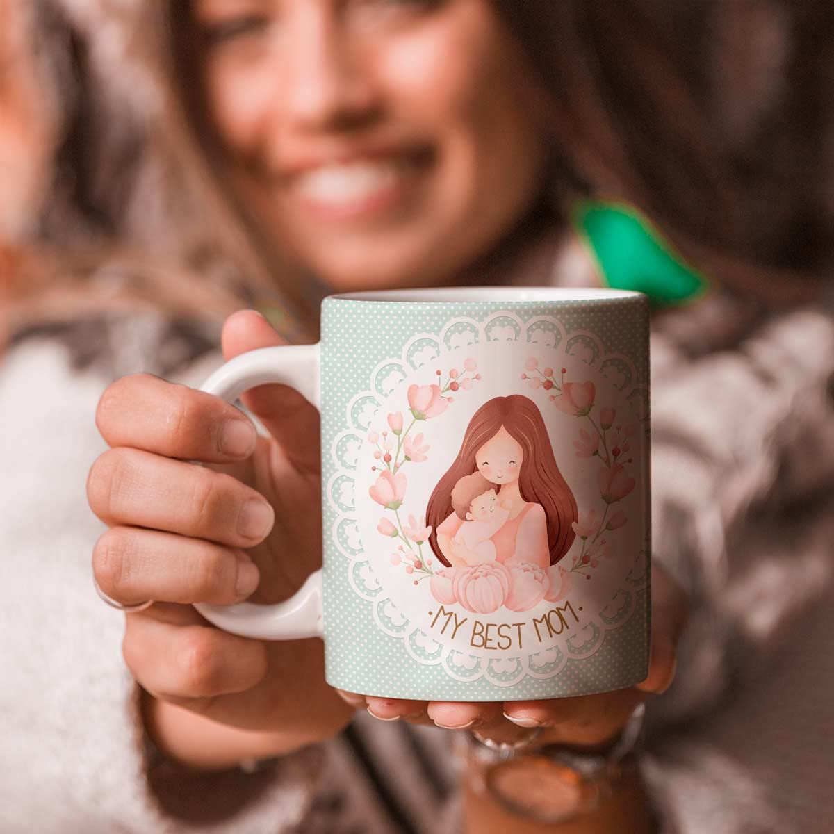 My Best Mom Coffee Mug Gift For Mom