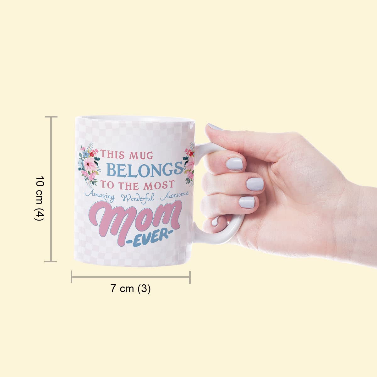 Wonderful Mom Ever Printed Ceramic Coffee Mug Gift For Mother's Day