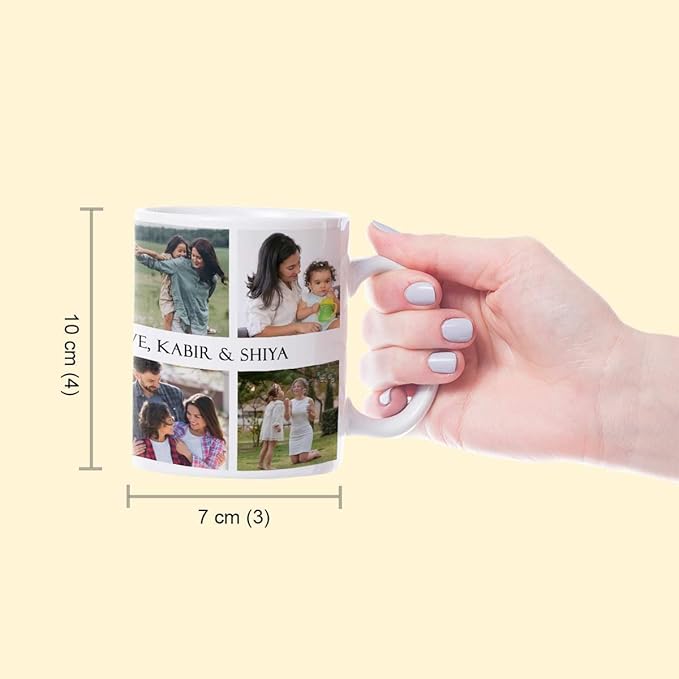Personalized Photo & Name Coffee Mug Gift For Mom