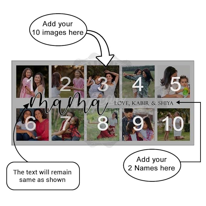 Personalized Photo & Name Coffee Mug Gift For Mom