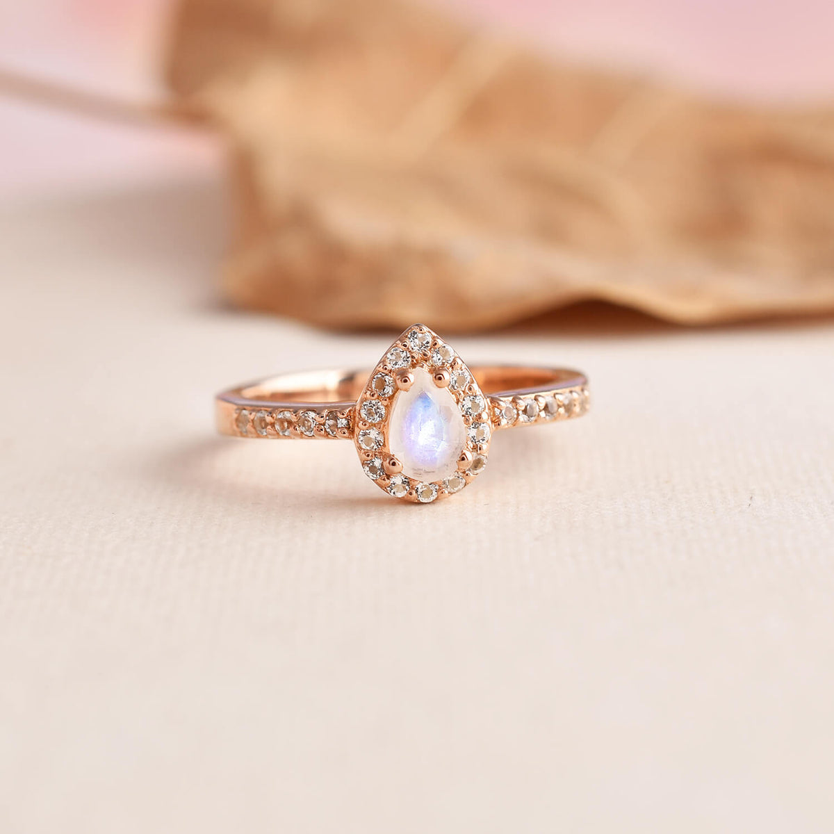 Rainbow Moonstone Ring-1