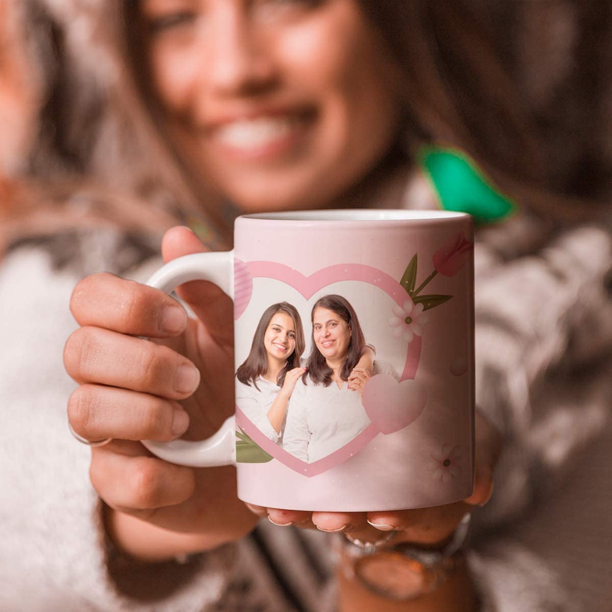 Personalized Forever Moments Ceramic Coffee Mug Gift For Mom