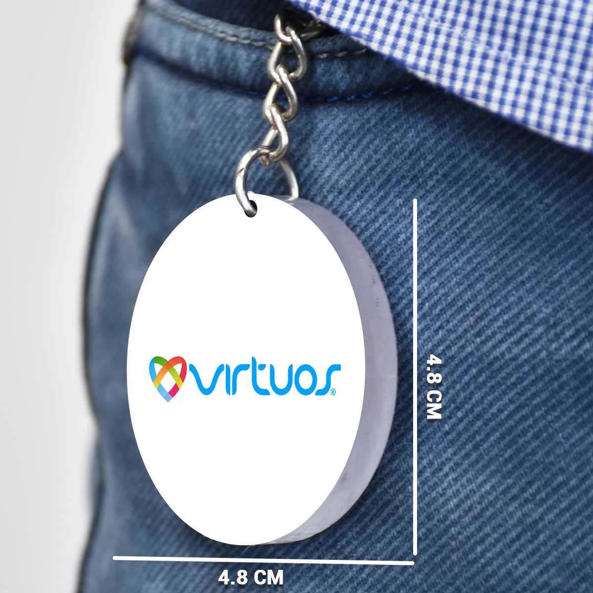 Personalised Round Acrylic Keychain (Bulk/Corporate Orders Only)