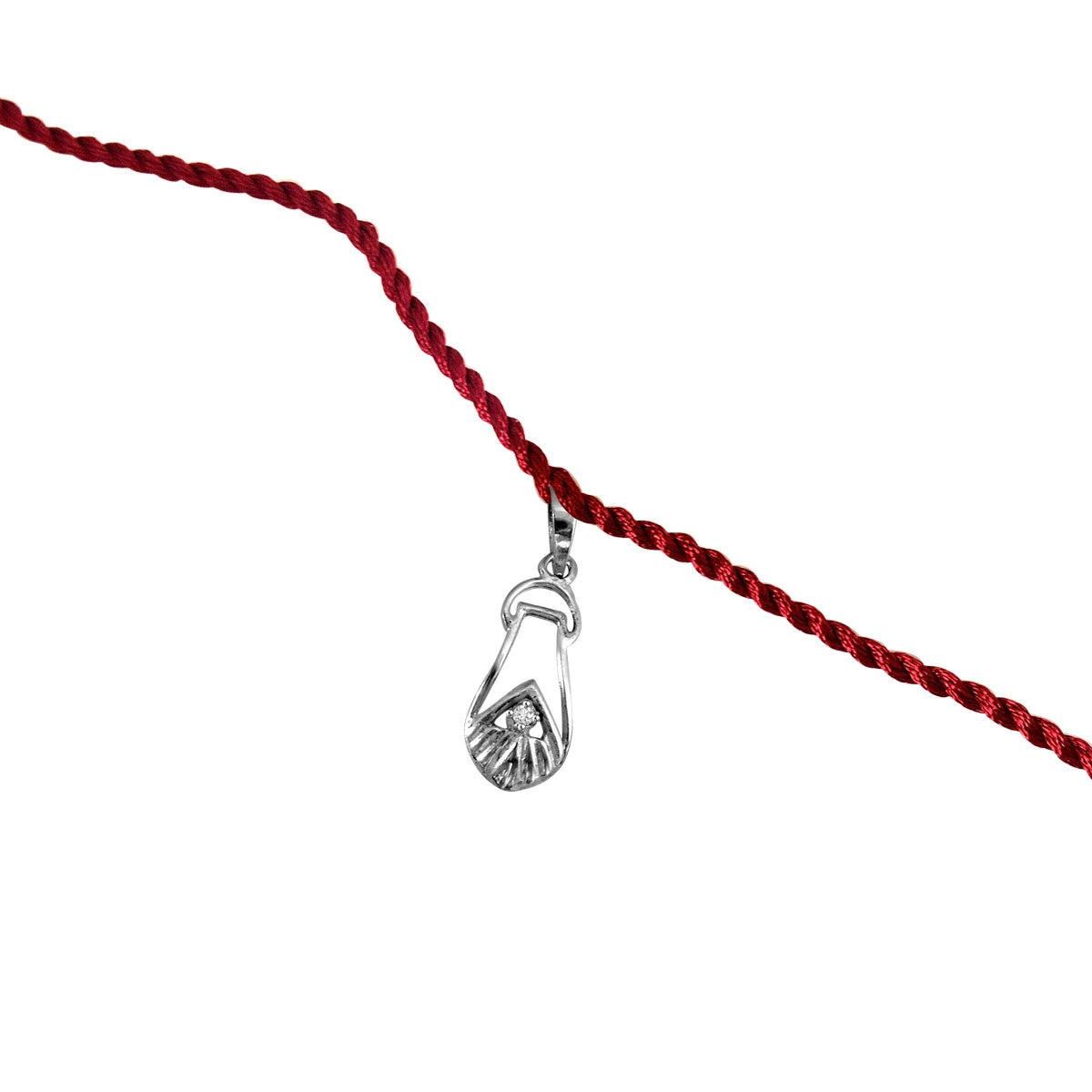 Essence Of Purity Sterling Silver Rakhi for Brothers-1