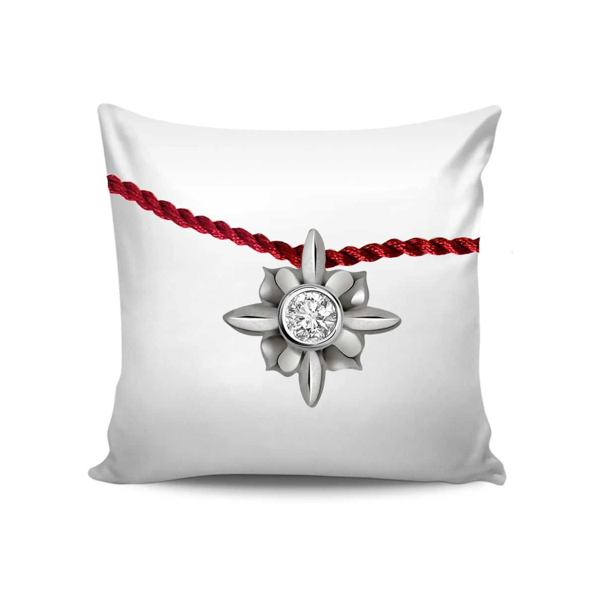 Clusters of Stars Sterling Silver Rakhi for Brothers-4