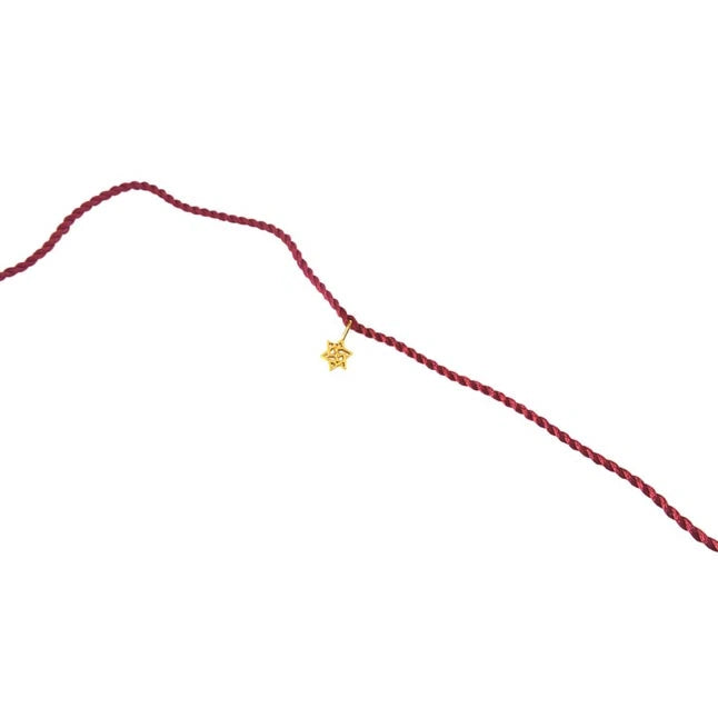 Shatkonam Swastik Gold Plated Sterling Silver Rakhi for Brothers-3