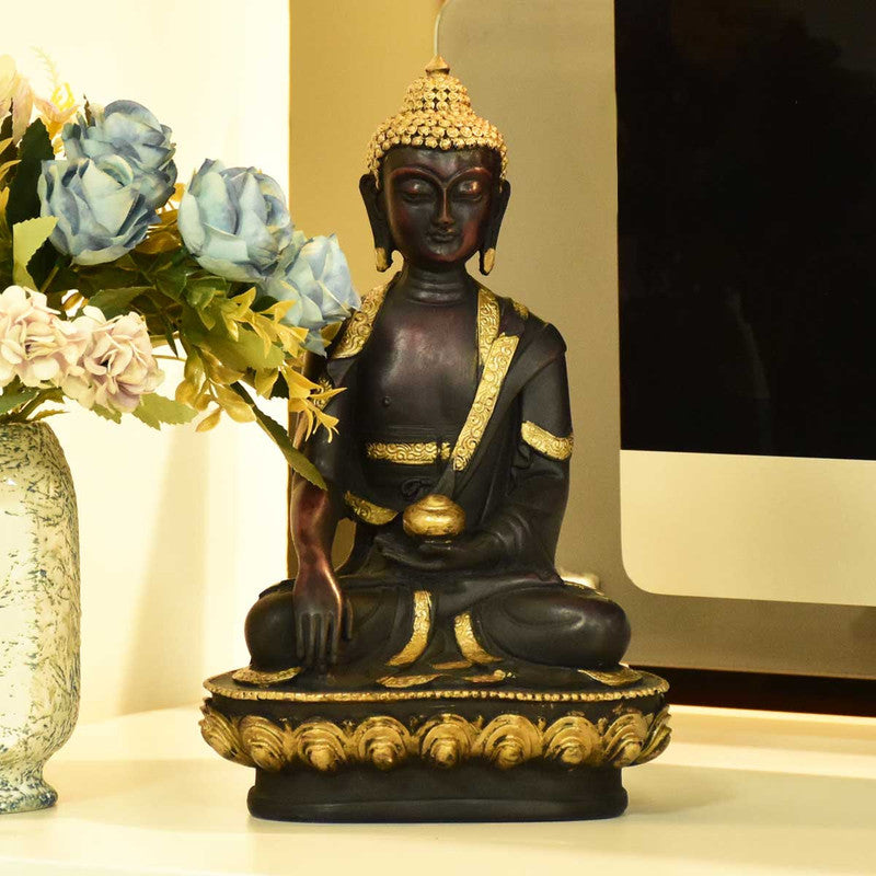Sitting Buddha Idol Statue Gift For Home Decor, Living Room