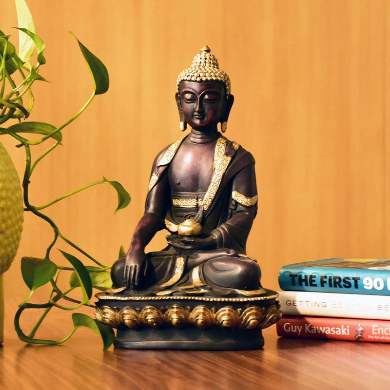Sitting Buddha Idol Statue Gift For Home Decor, Living Room