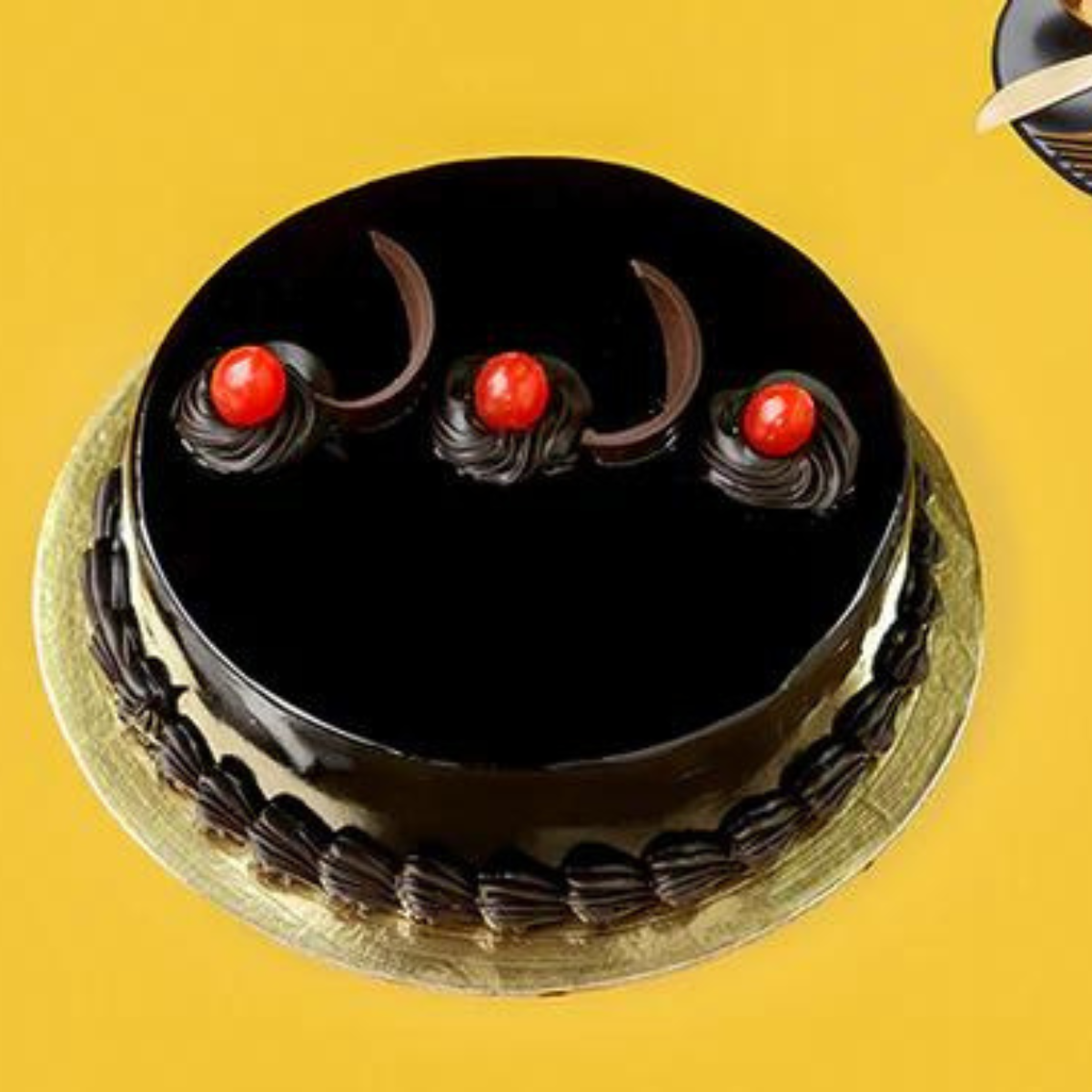 Chocolate Truffle Cream Cake-1