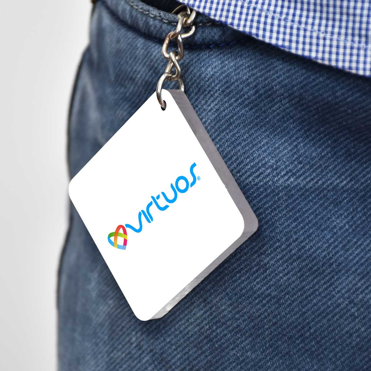 Personalised Square Acrylic Keychain (Bulk/Corporate Orders Only)