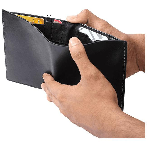 Voyager Leather Wallet + Anti-Lost Electronic Smart Tech