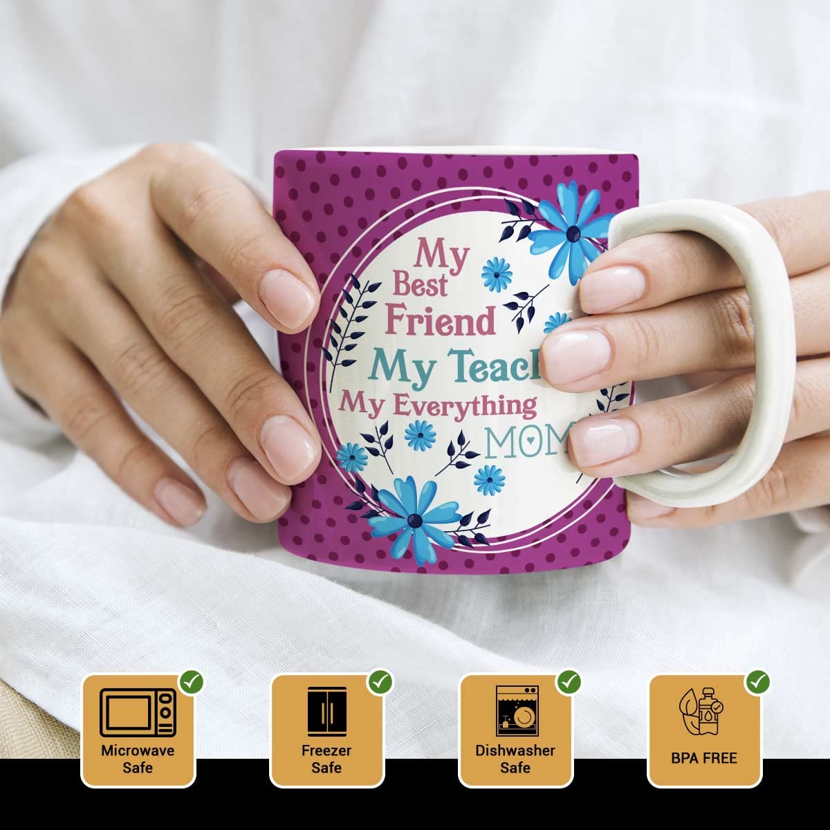 My Everything My Mom Ceramic Coffee Mug Gift For Mother's Day