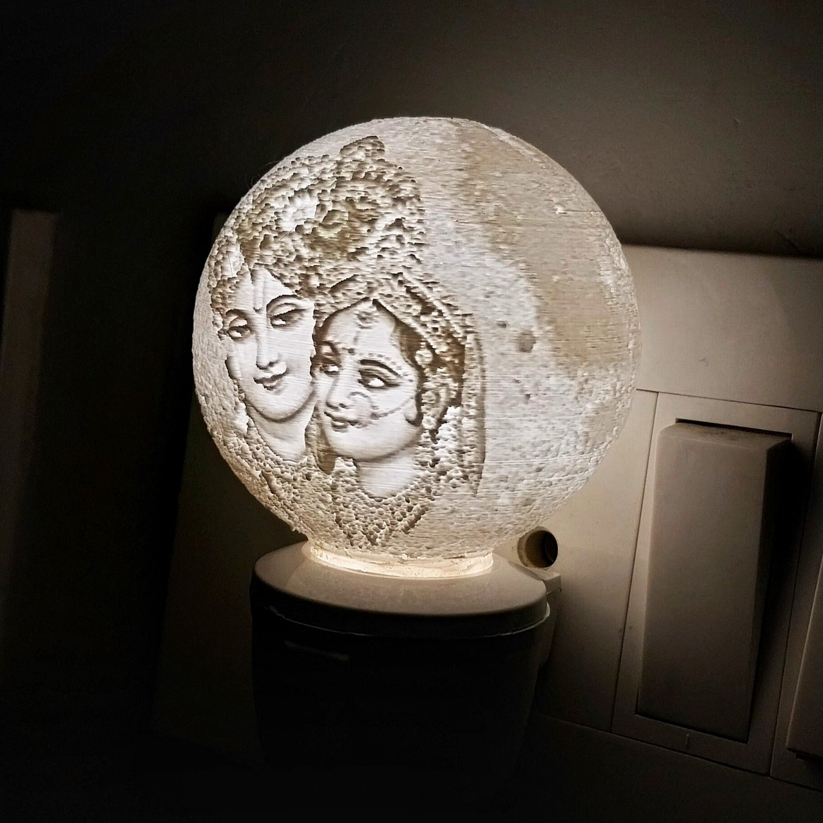 Personalised Baby Moon Lamp Night Lamp