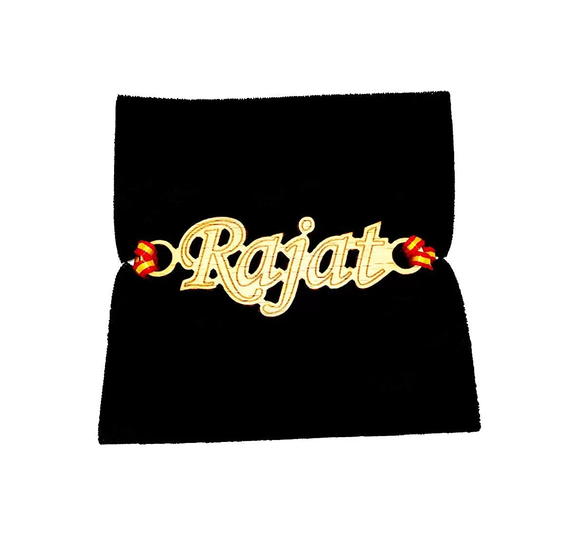 Personalized Name Wooden Rakhi-1
