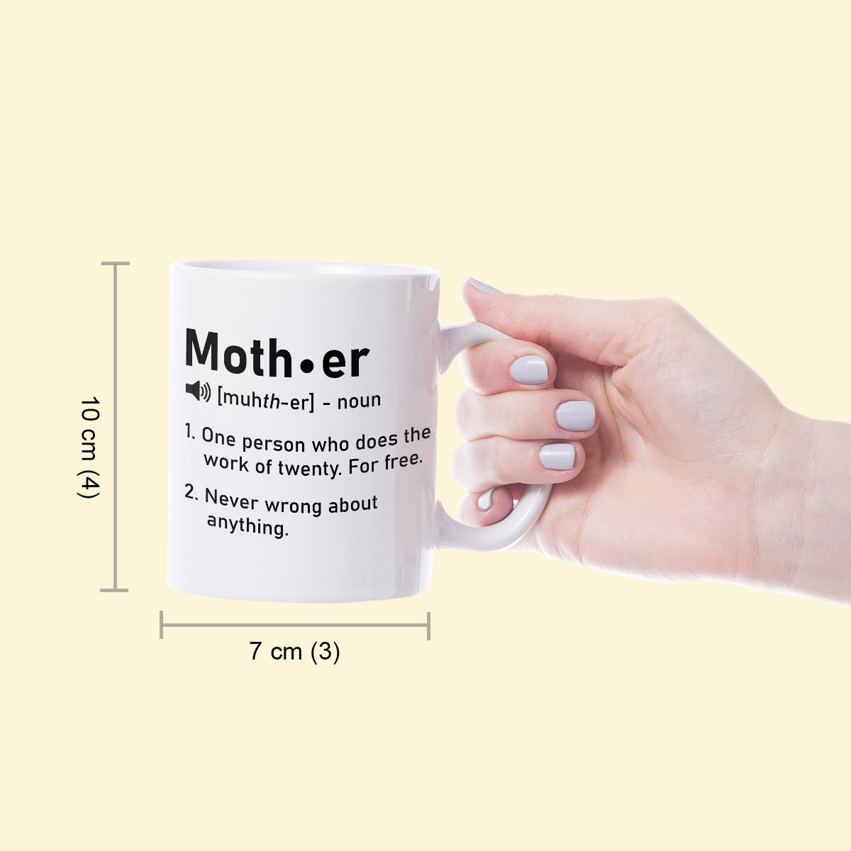 Mother – Noun Printed Ceramic Coffee Mug Gift For Mom