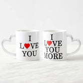 I Love You More Couple Coffee Mug Set of 2 for Valentine's Day-1