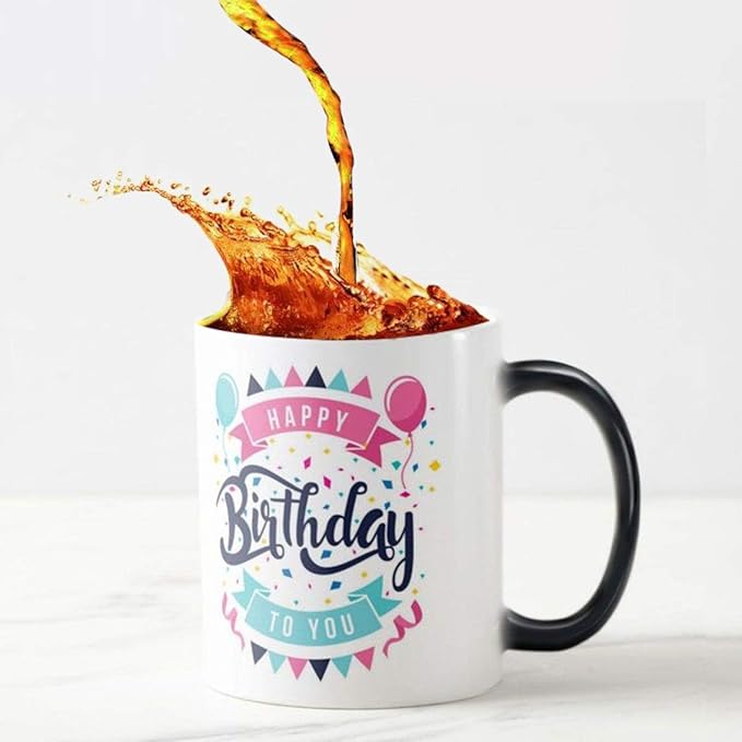Happy Birthday Decor Magic Mug