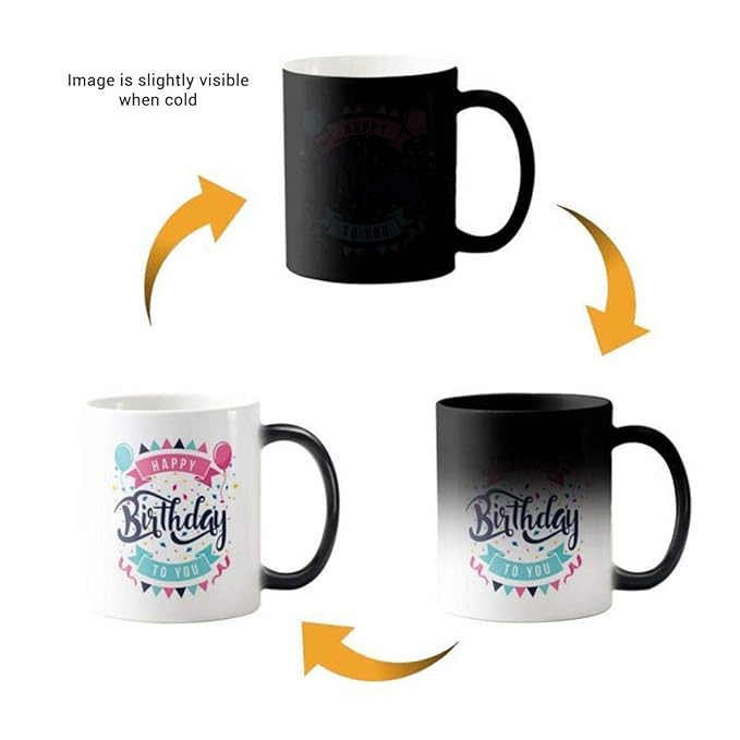 Happy Birthday Decor Magic Mug