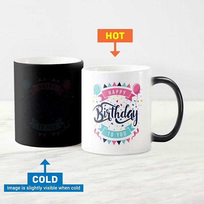 Happy Birthday Decor Magic Mug