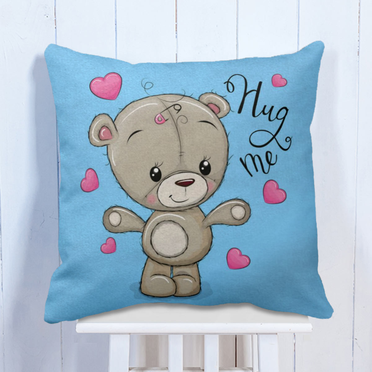 Hug Me Teddy Cushion Gift For Hug Day 1