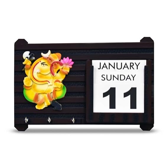 Giftcart Ganesha Calendar Key Holder-1