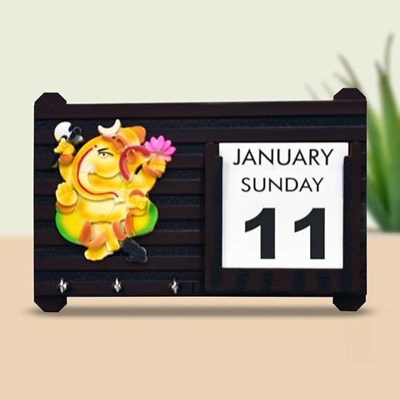 Giftcart Ganesha Calendar Key Holder-2