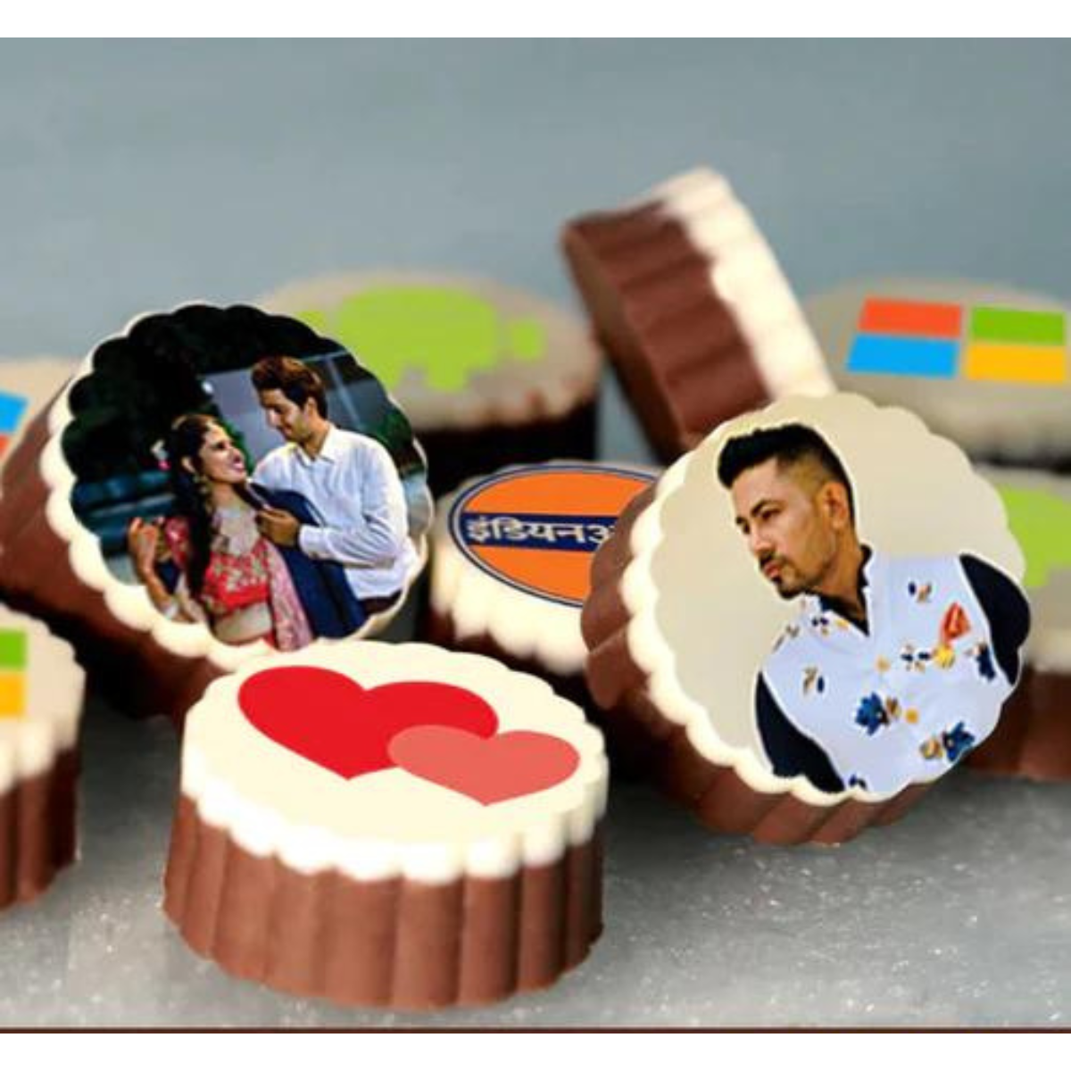 Luxury Promise Day Personalised Photo Chocolate