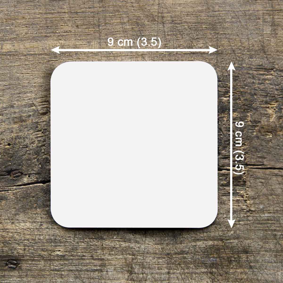 Set of 4 MDF Coaster Square (Bulk/Corporate Orders Only)