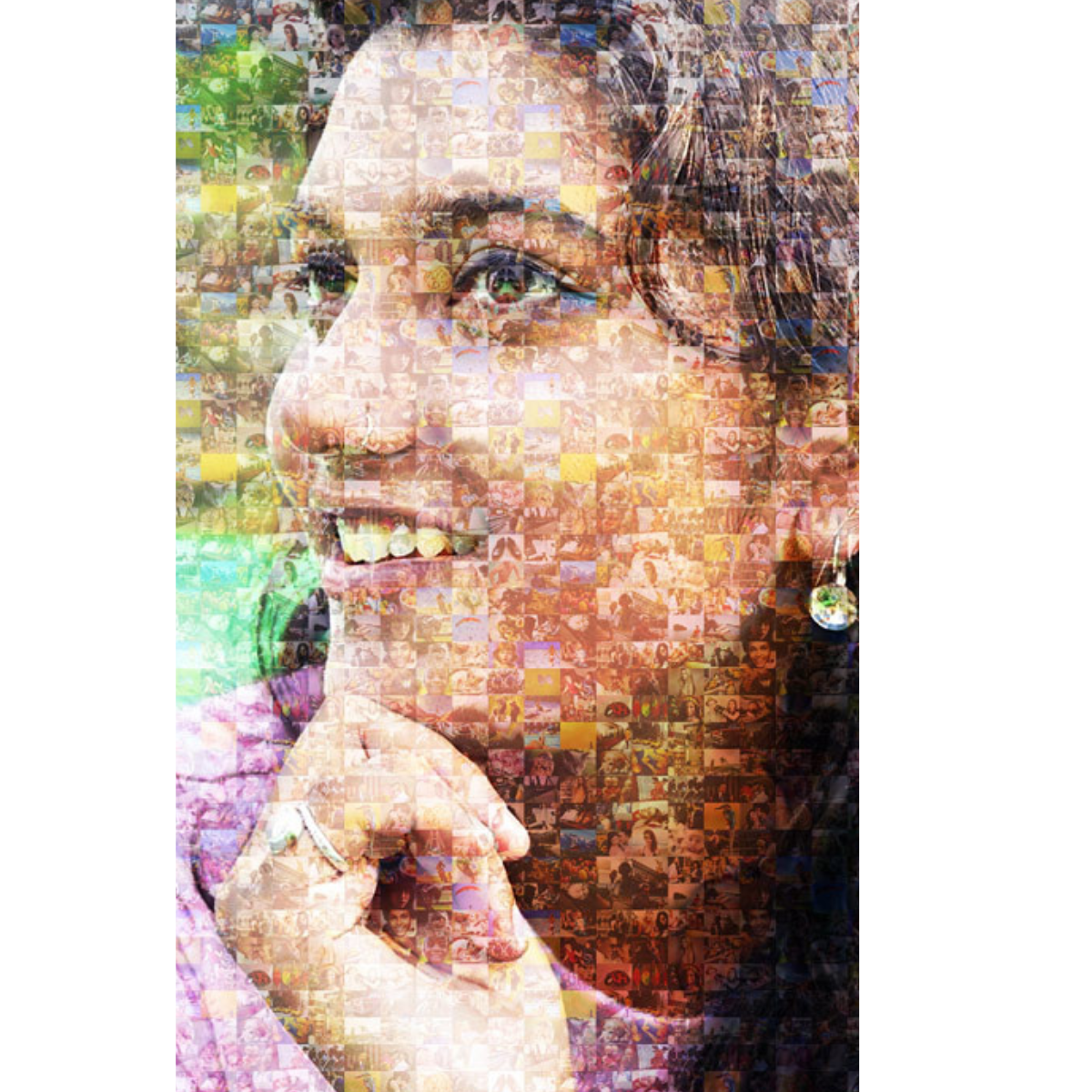Personalised Photo Mosaic Digital Poster-1