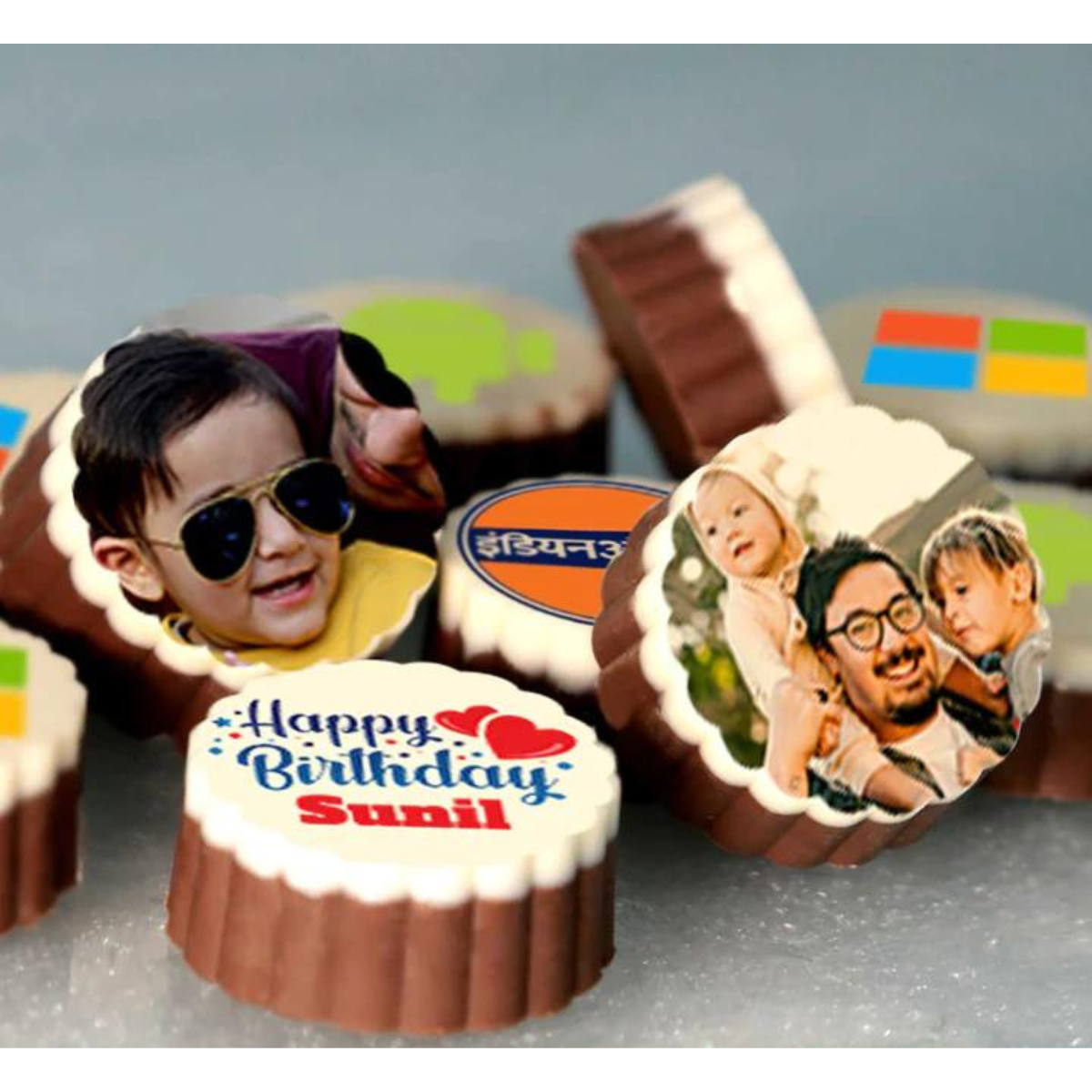 Customized I Love My Dad Chocolates Box Gift For Father's Day 5