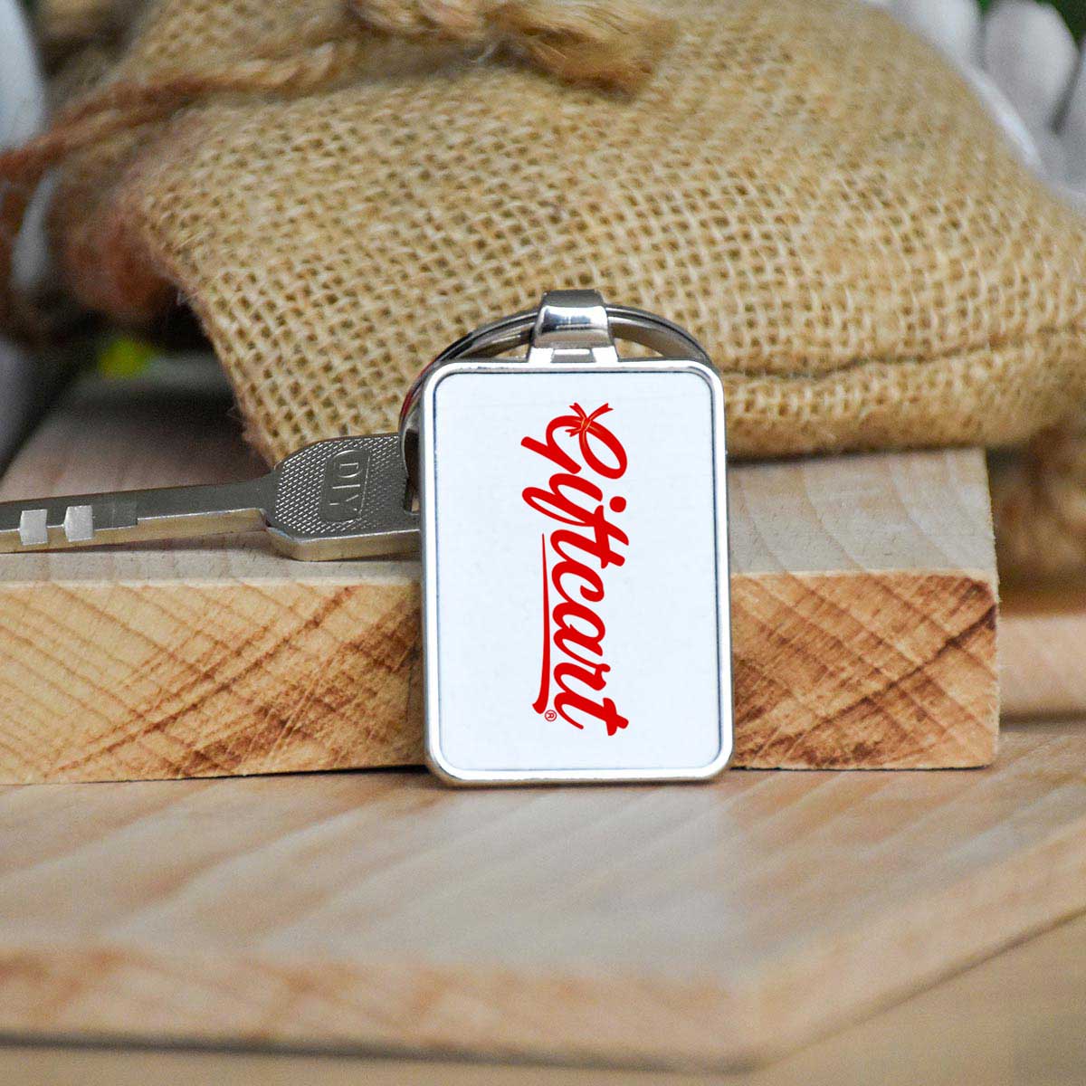 Rectangle Metal Keychain (Bulk/Corporate Orders Only)