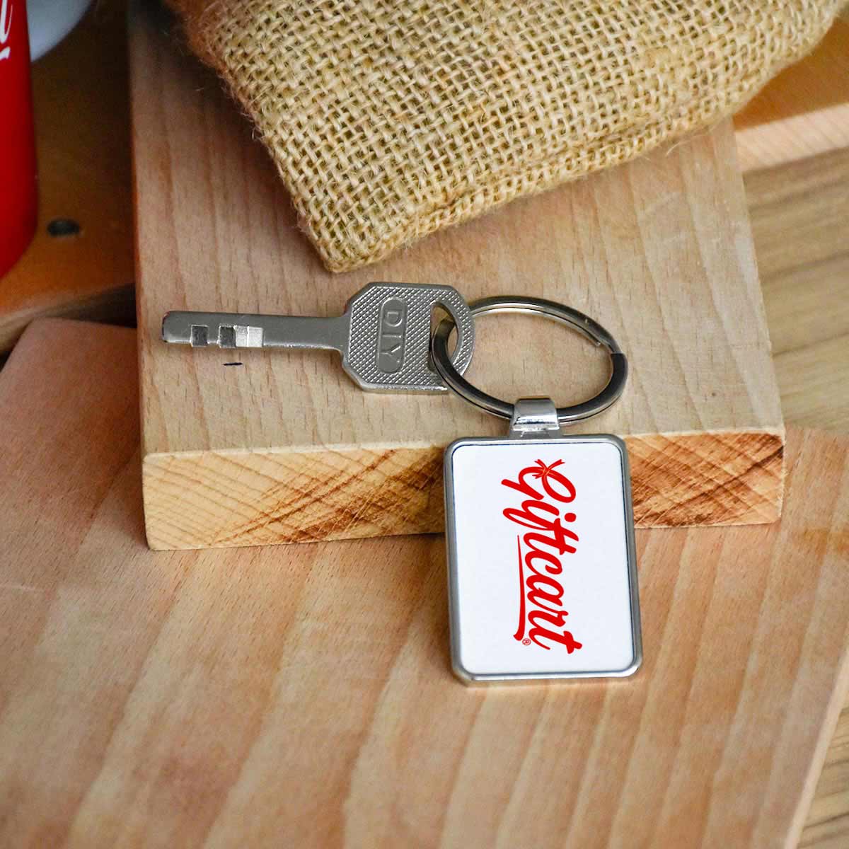 Rectangle Metal Keychain (Bulk/Corporate Orders Only)