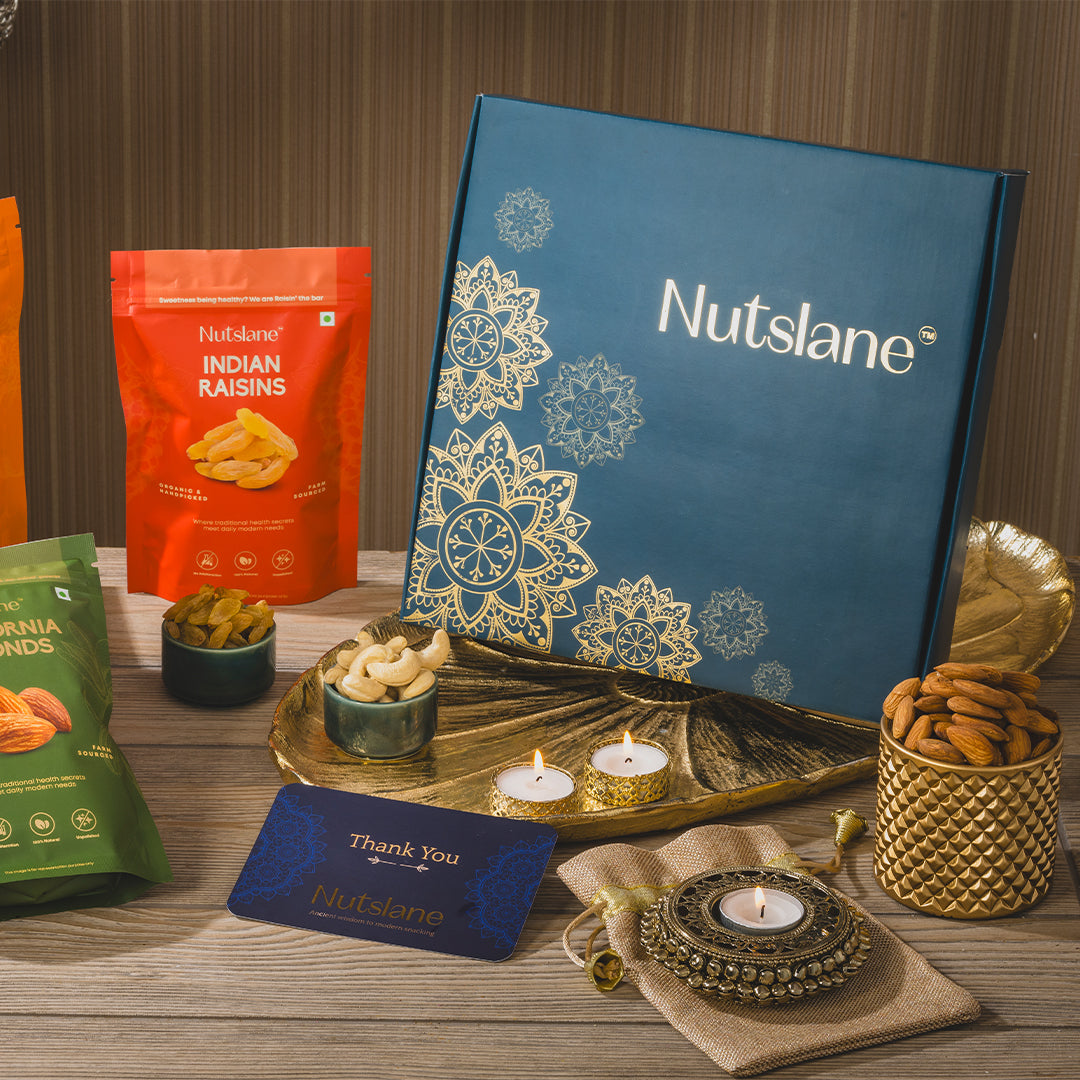 Celebration Gift Box (Cashews, Almonds , Raisins) 100 Gram - each