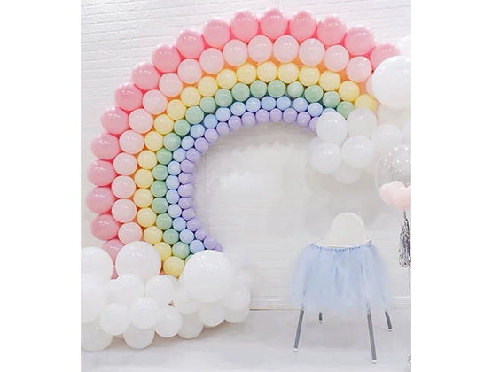 Rainbow Theme Kids Birthday Balloon Decor-2