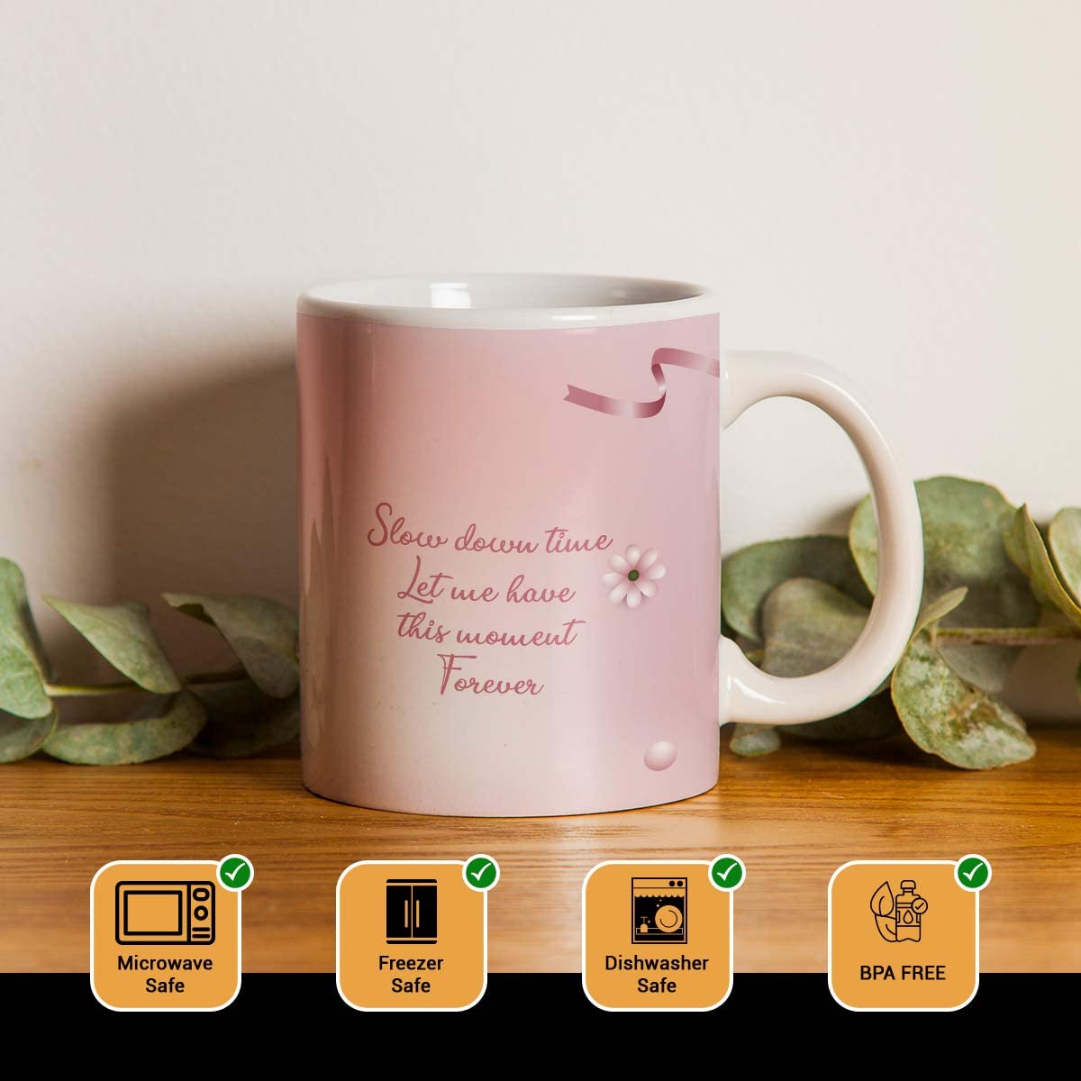 Personalized Forever Moments Ceramic Coffee Mug Gift For Mom