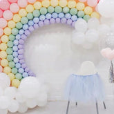 Rainbow Theme Kids Birthday Balloon Decor-1