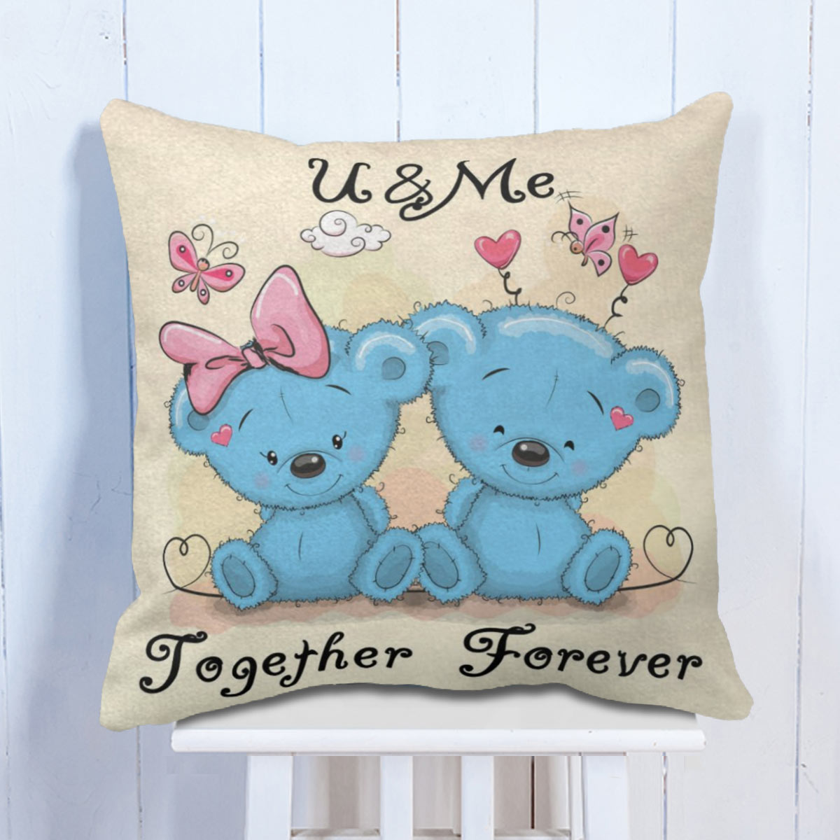 U & Me Together Forever Cushion Gift For Valentine's Day 1