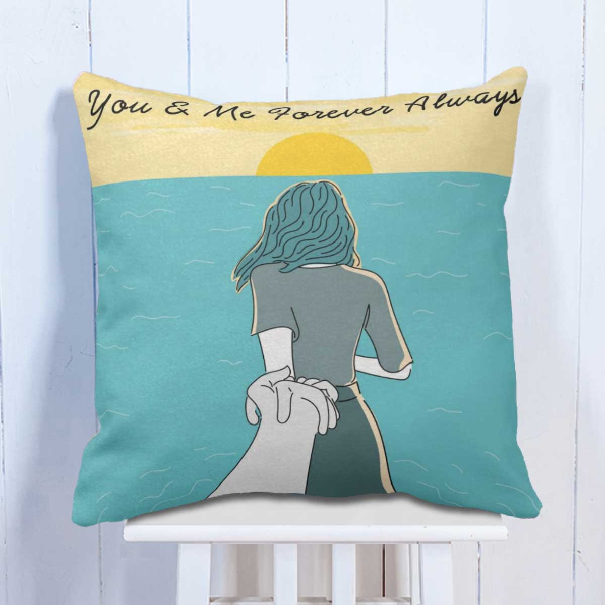 You & Me Forever Always Cushion Gift For Valentine's Day 1