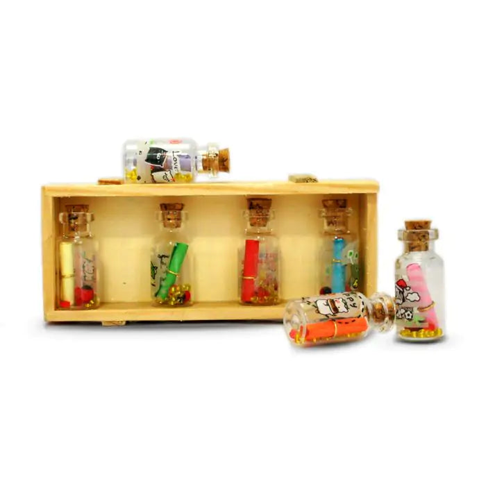 Personalized 7 Message bottles Gift Set-1